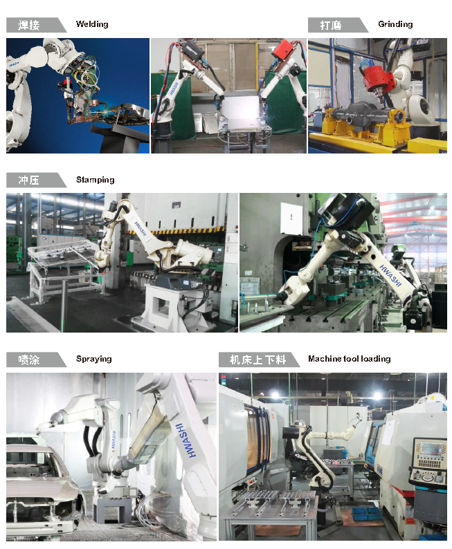 Robot de soldadura industrial del arco robótico 6 AXIS tig del brazo de HWASHI