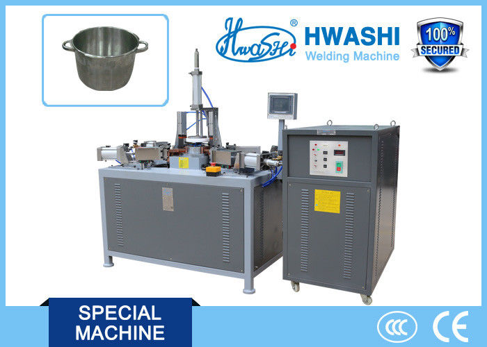 Máquina de soldadura por proyección de acero inoxidable con almacenamiento de energía de 15KVA de potencia 8000J y presurización de 1500kg para mangos de ollas de sopa