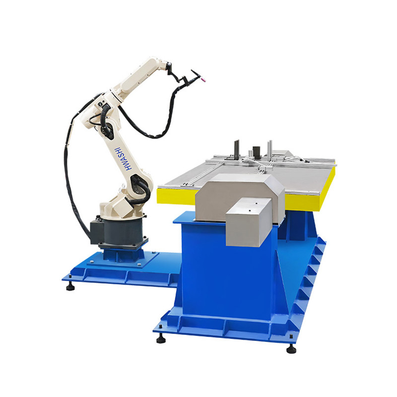 Máquina de soldadura de brazo robótico industrial de 6 ejes Automático de aluminio tanque de combustible Mig robots de soldadura