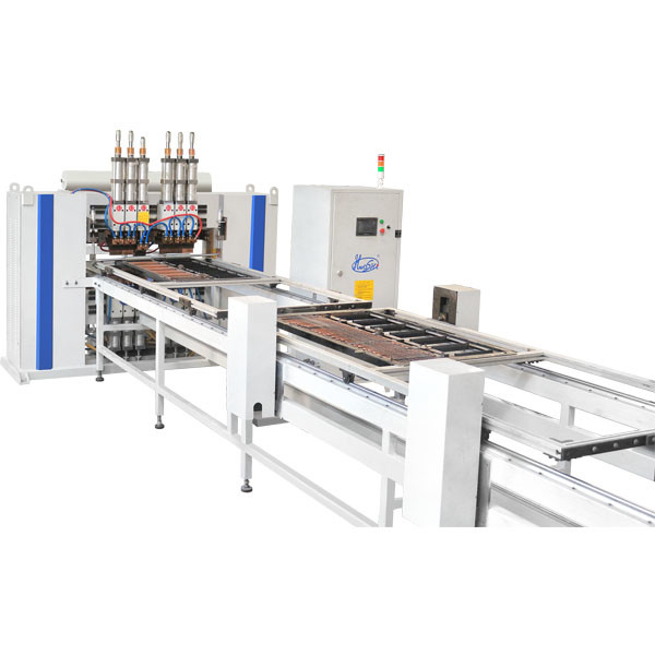 Hwashi Máquina de soldadura automática de malla de alambre de condensador de refrigeración de múltiples puntos de baja emisión de carbono