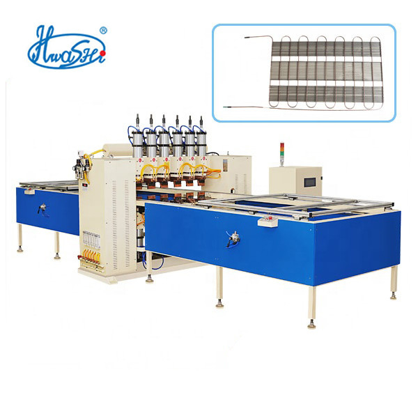 Hwashi Máquina de soldadura automática de malla de alambre de condensador de refrigeración de múltiples puntos de baja emisión de carbono