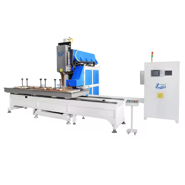 HWASHI 160KVA Automático CNC Lavadero de cocina máquina de soldadura de costura rodante precio para el fregadero de cocina / fregadero de hotel / fregadero de restaurante