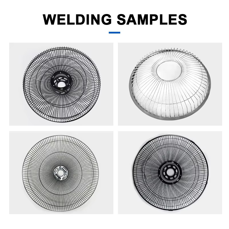 Hwashi Máquina automática de fabricación de ventilador, Máquina de fabricación de ventilador espiral, Máquina de soldadura de malla de ventilador de aire