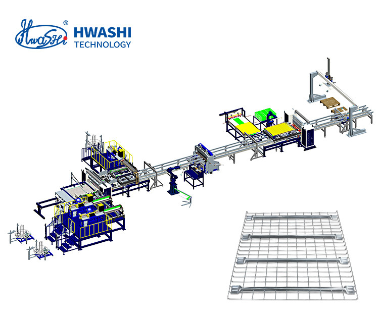 Hwashi actualice su proceso de producción con la máquina de soldadura automática de jaulas para estanterías de cubierta de malla de alambre