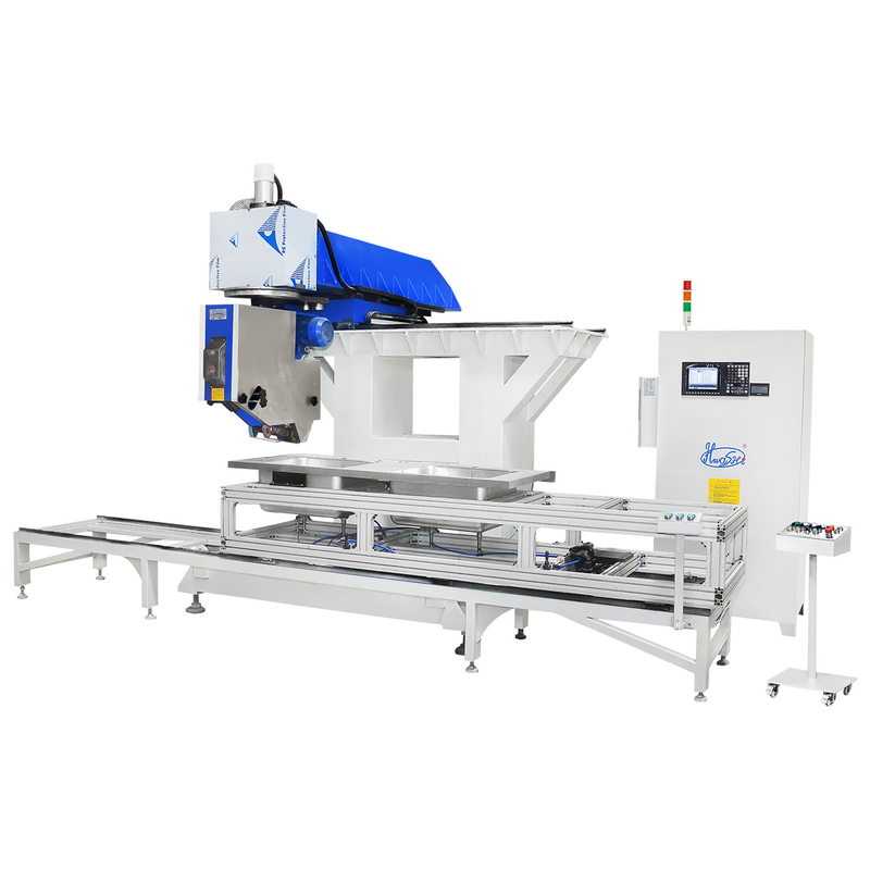 Hwashi Inox SS304 máquina de soldadura de costura de doble fregadero de cocina y máquina de pulido de fregadero CNC de acero inoxidable