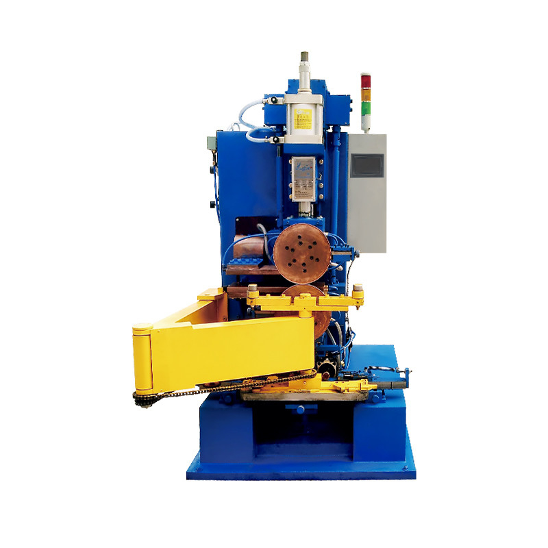 HWASHI máquina de soldadura de costura para el conducto de ventilación manual soldadora de lata lateral de rodillo a rodillo soldadora de bandera 75KVA 26500A