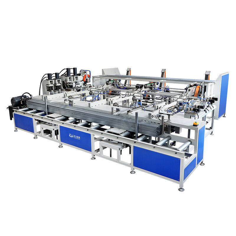 Hwahsi Fully Automatic IBC Tube Pressing and Forming Machine with Hydraulic Pressing and Pipe End Shrinking for Stainless Steel Frame