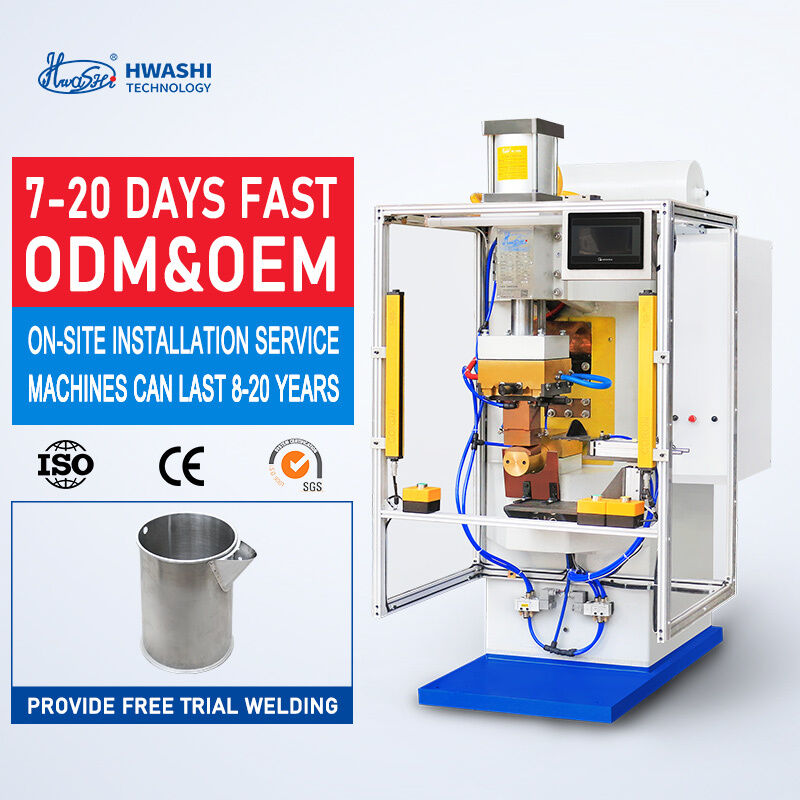 Stainless Steel Projection Welding Machine with 15KVA Power 8000J Energy Storage and 1500kg Pressurization for Cookware Handles