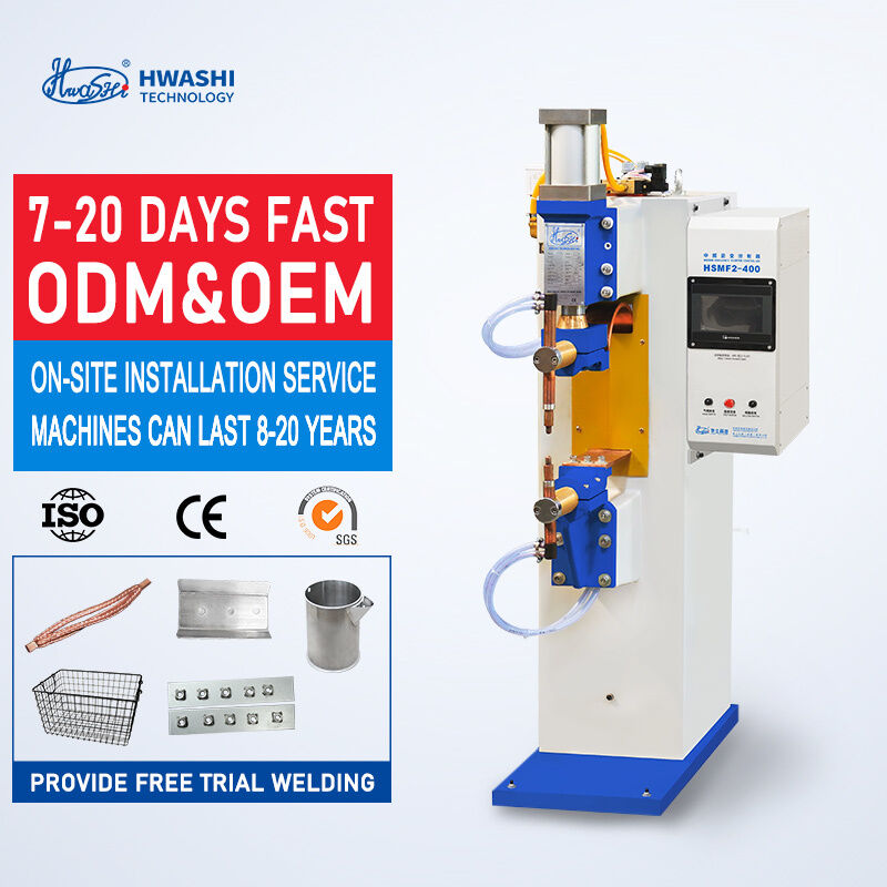 HWASHI WL-MF-250K Máquina de soldadura de punto de inversor de frecuencia media de tipo vertical con tecnología de 1000Hz para soldadura de chapa de metal consistente