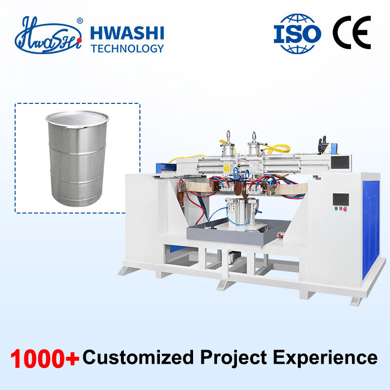 40000A Output Current Automatic Roll Welding Machine for Oil Drum Manufacturing and Drum Lid Seam Welding Equipment