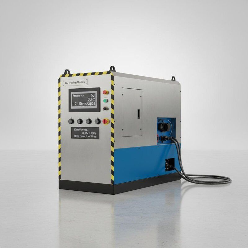 Frecuencia 50 60Hz Máquina de soldadura IBC de tres fases Cuatro cables 380V ± 10% Eficiencia de requerimiento de electricidad 12 15sec por 2pcs