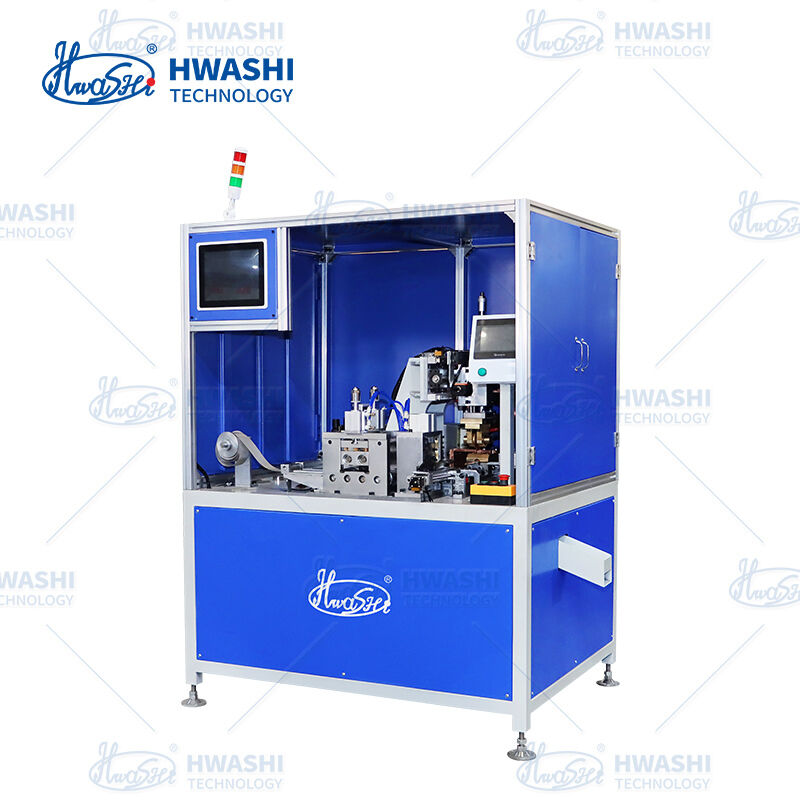 Máquina de soldadura automática de costura de rodillo Hwashi para cartuchos de filtro de malla de alambre tejido con costuras herméticas y 50% menos pasos de procesamiento