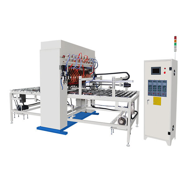 Hwashi AT-MF25K Soldadora de puntos múltiples con un inversor MFDC Alimentación servoalimentada y espaciamiento de electrodos ajustable para endurecedores de chapa