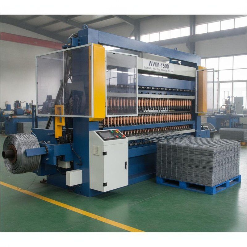 WWM-1500 Máquina de soldadura automática de malla de alambre 1500mm Ancho de soldadura 3-6mm Diámetro de alambre malla de construcción de rebar