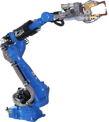 Robot de soldadura industrial de AXIS del sistema de control informático del robot de la soldadura por puntos de HWASHI 6