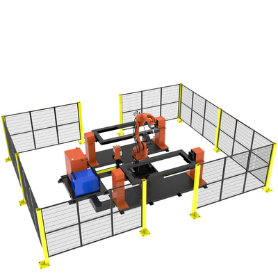 CO2 MIG MAG TIG Automatic Welding Robot Panasonic de HWASHI 6 AXIS con el sistema de alimentación del alambre