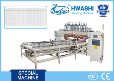 15 alambre principal Mesh Welder Hwashi de la máquina 100KVA de la soldadura por puntos del estante