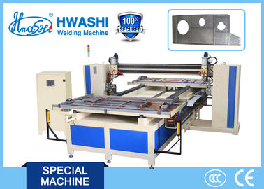 Soldador automático de la chapa de la puerta con el sistema móvil de la cabeza del doble del CNC