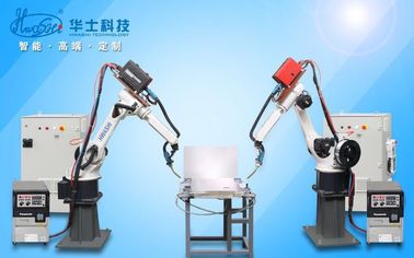 Robots de soldadura industriales rápidos del CNC, brazo robótico 6 AXIS con el motor servo