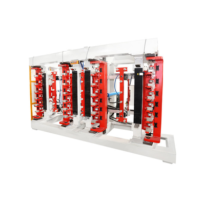 Cadena de producción automática automática de la dobladora del capítulo de la jaula de Hwashi IBC soldadora del tanque del ibc