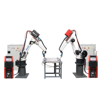 Puesto de trabajo de aluminio del robot de soldadura de AXIS MIG de la máquina 6 del robot de soldadura de la hoja