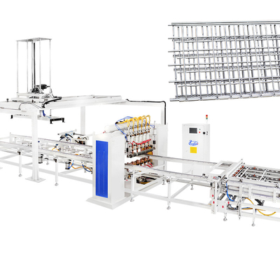 Contenedor a granel Hwashi IBC Cage Máquina de soldadura automática línea de fabricación 50sec/Pc