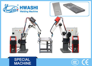 Soldadora robótica industrial de aluminio exacta de Mig de la soldadora de AXIS del robot de soldadura de Tig de la placa 6
