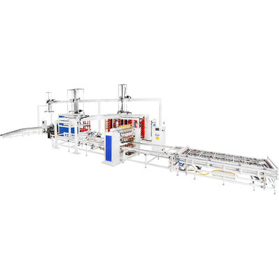 Máquina de soldadura automática Hwashi para el tanque de agua IBC 1000L Cuadro de jaula tubular de acero inoxidable