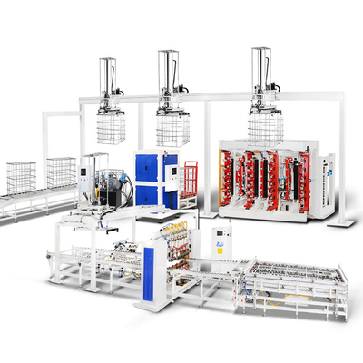 Saldadora automática de contenedores de tanques Hwashi para el marco de jaula tubular de acero inoxidable