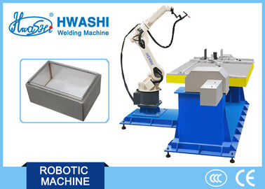 Soldadora industrial de los robots de soldadura de la esquina de la caja del metal del acero inoxidable/TIG