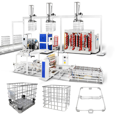 Máquina de soldadura automática de caja de contenedores IBC