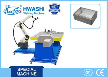 Robot de soldadura robótico industrial automático de TIG para la caja del acero inoxidable