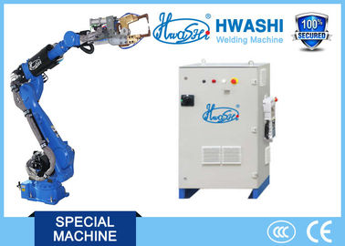 Brazo del robot de la soldadura por puntos de HWASHI 165KG seis AXIS para las partes de automóvil