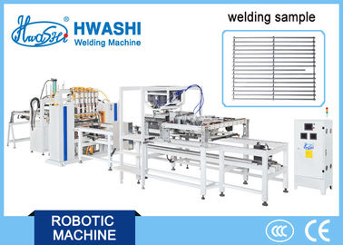 Máquina de la soldadura por puntos del CNC, soldador automático de DC de la malla de alambre de la rejilla del estante del horno