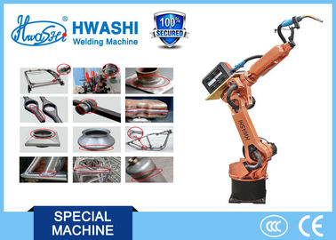 Distancia que alcanza industrial industrial del brazo 1400m m de los robots de soldadura del CNC HwashiSix AXIS