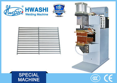 Máquina manual de la soldadura por puntos del estante del alambre de Hwashi, soldadora de la malla de la jaula del pollo