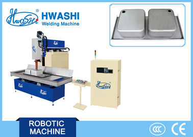 Máquina del soldador de la costura del fregadero de cocina del CNC, máquina automática de la soldadura continua del fregadero de la inserción