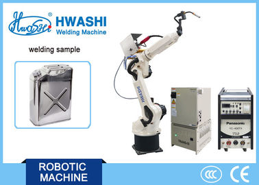 Bidón industrial automático del metal del robot de soldadura de 6 AXIS Mig que hace el sistema automático