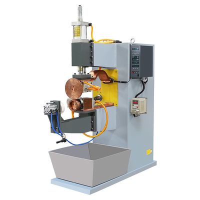Máquina de soldadura de costura de cesta de alambre de acero de 80KVA Mantenimiento fácil para soldadura de espesor 2 + 2 mm