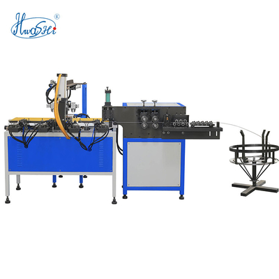 Máquina automática de fabricación y soldadura de anillos de alambre de acero Hwashi / máquina de soldadura de traseros