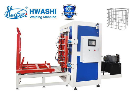 Hwashi Factory IBC Grid, Línea de producción de marco de jaula IBC, máquina de bloqueo de marco de jaula IBC