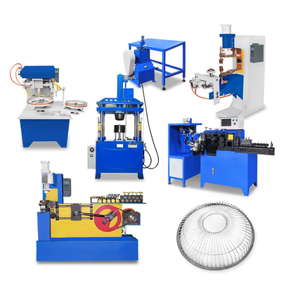 Hwashi Máquina automática de fabricación de ventilador, Máquina de fabricación de ventilador espiral, Máquina de soldadura de malla de ventilador de aire