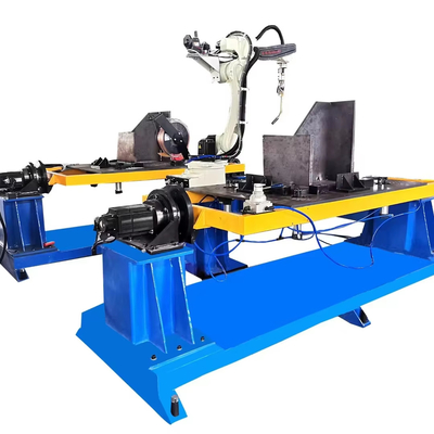 Los robots de soldadura industriales de Hwashi MIG emiten el robot de soldadura para el marco del estante del almacenamiento