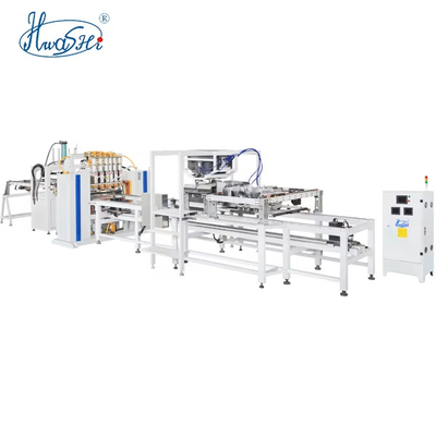 Equipo de soldadura de HWASHI Automático estilo de barandilla de cabeza múltiple máquina de soldadura de fila de puntos para cercas de malla de alambre en el precio