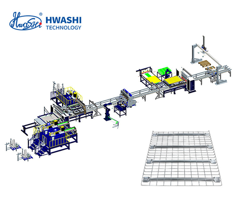 Hwashi actualice su proceso de producción con la máquina de soldadura automática de jaulas para estanterías de cubierta de malla de alambre