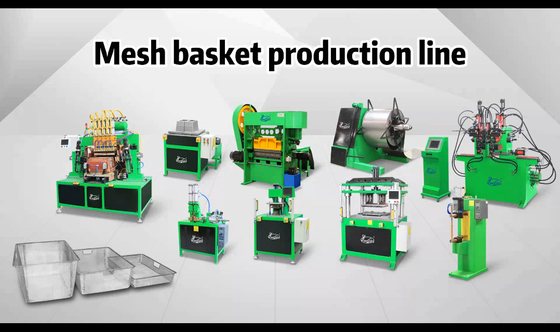 Hwashi Gran Cesta de Almacenamiento de Metal Línea de Producción de Cesta de alambre de acero inoxidable, Personalizar Cesta de malla de alambre de soldadura