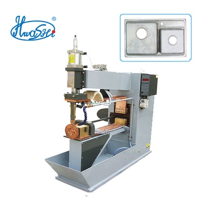 Máquina de soldadura de costura de lavabo de cocina de acero inoxidable