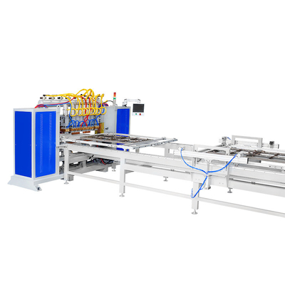 Máquina de línea de producción de condensador de tubo de alambre de refrigerador, máquina de soldadura y doblado