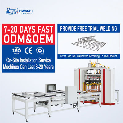 Máquina automática de soldadura de malla de alambre con 1 año de garantía, velocidad máxima de cableado de 200 mm/s y doblado de mango de alambre 2D