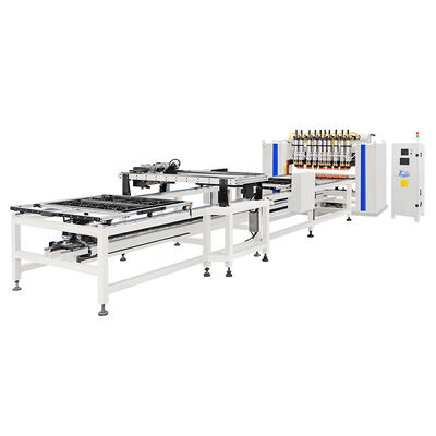 Máquina de soldadura por condensador de cabeza múltiple con galería diseñada para soldadura automática a punto en entornos de producción a gran escala